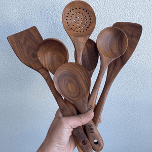 Pelle à cuillères en bois pour la cuisine