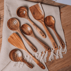 Pelle à cuillères en bois pour la cuisine