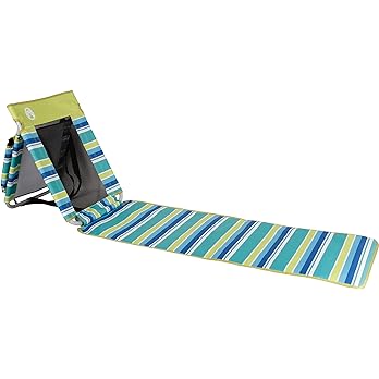 Tapis de plage inclinable avec sac isotherme intégré