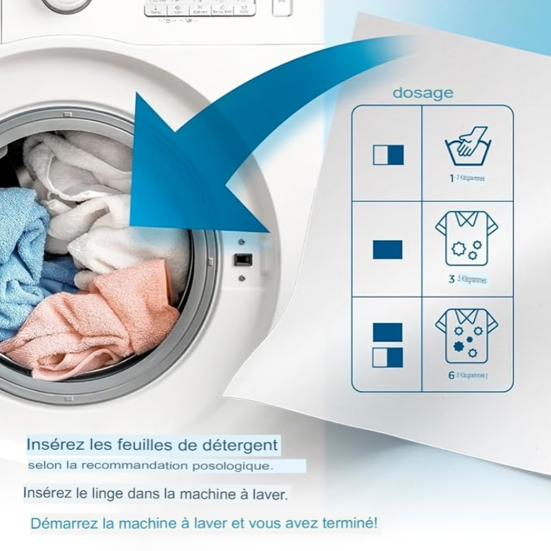 Détergent puissant pour le linge