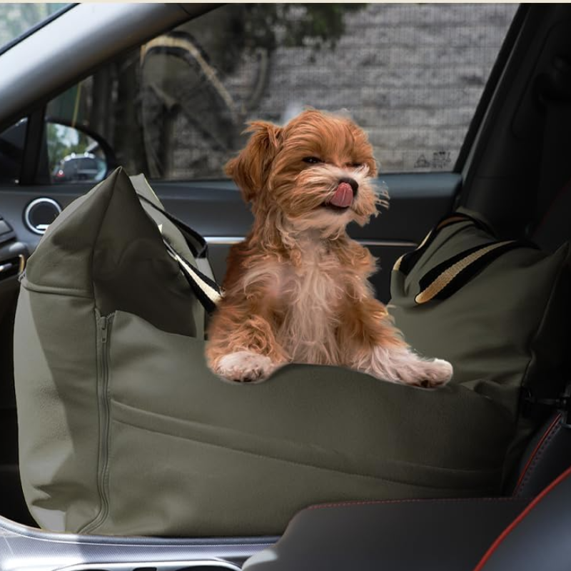 Lit de voyage pour chien avec poches de rangement