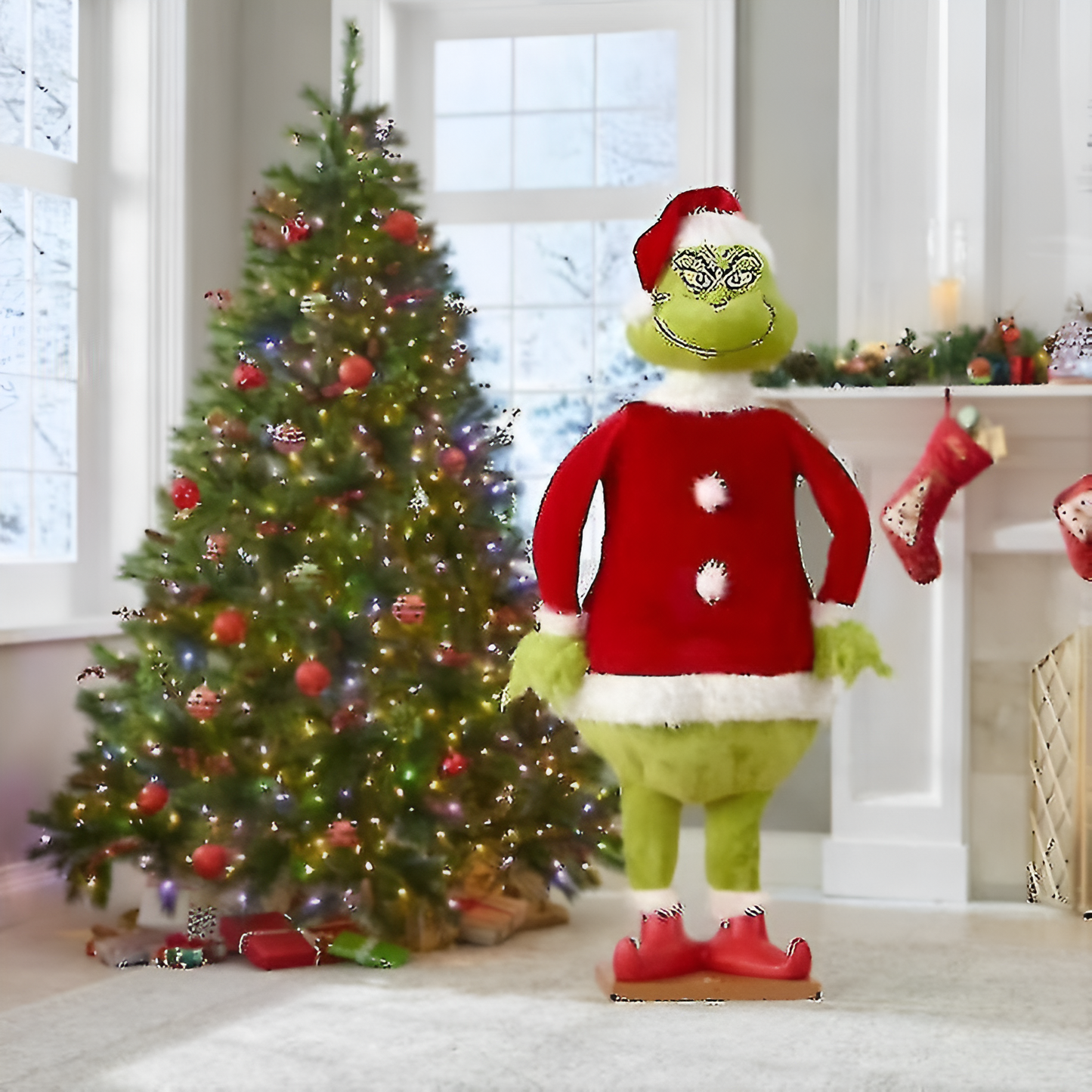 Ornement de Noël animé Grinch